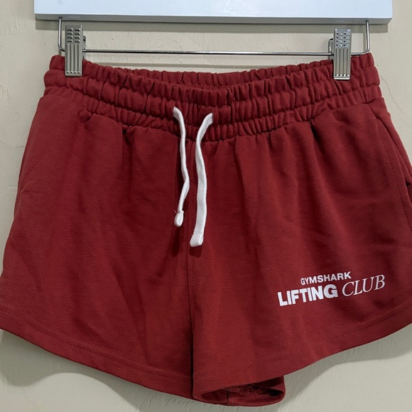 Gymshark Pants - Gymshark Women's Athletic Lifting Club Red Shorts. Never Worn!